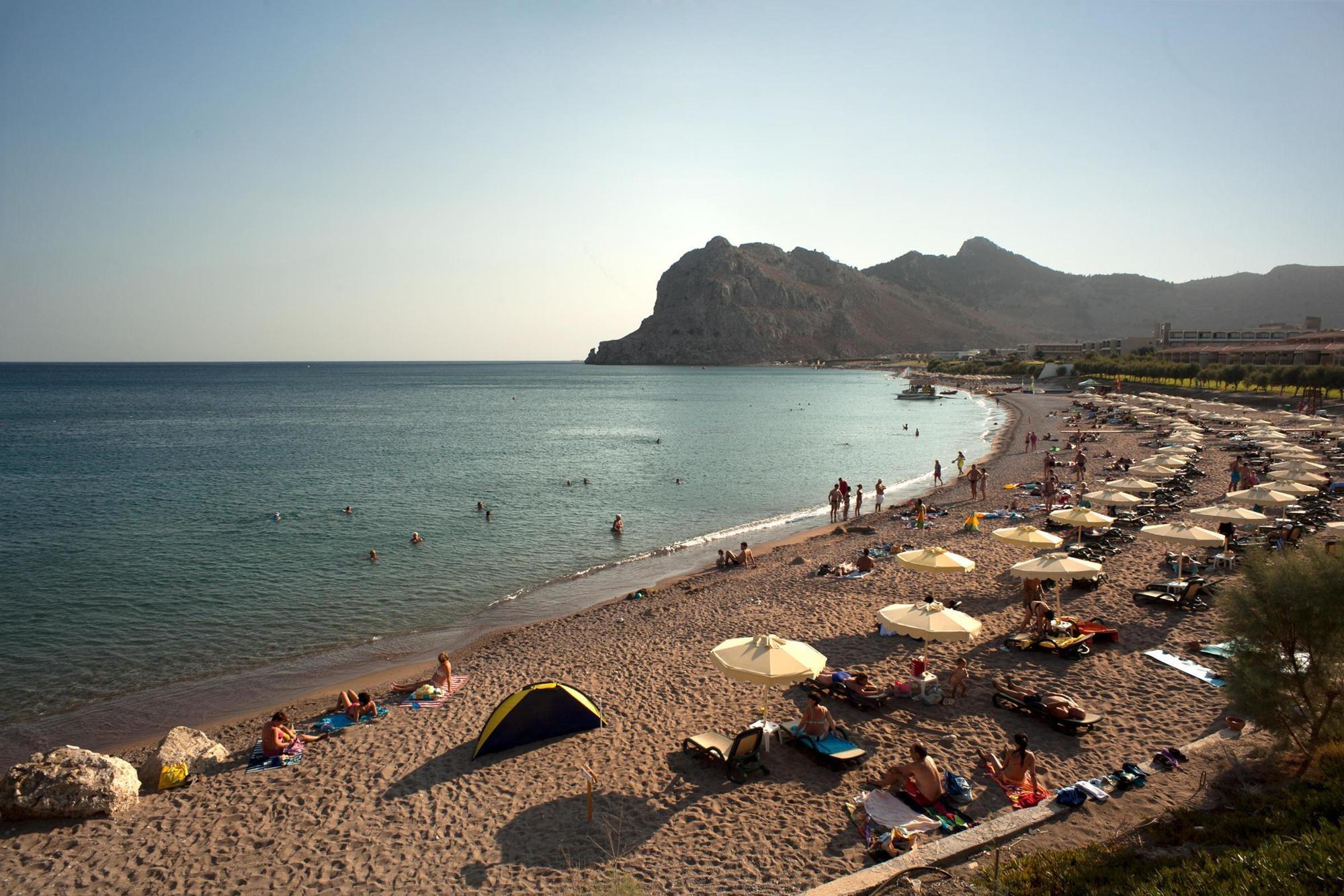 Hotel Niriides Beach Kolymbia Exterior foto